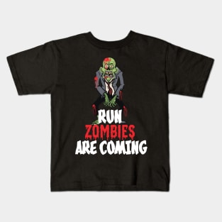 Funny Halloween Zombie Design product Kids T-Shirt